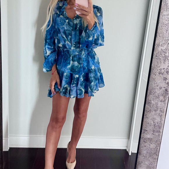 Blouse And Skirt In Sapphire Berry - Picture 3 of 6